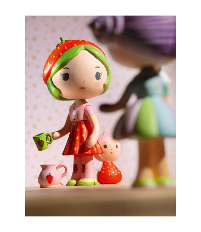 Djeco | Tinyly Toys | Beweegbare Personages | Berry & Lila | 7,5 cm | 4 - 9 jaar