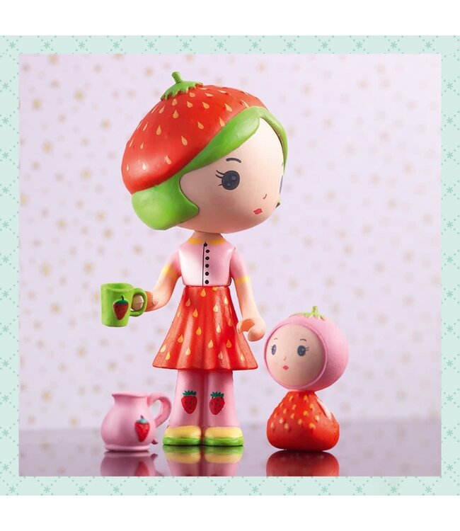 Djeco | Tinyly Toys | Beweegbare Personages | Berry & Lila | 7,5 cm | 4 - 9 jaar