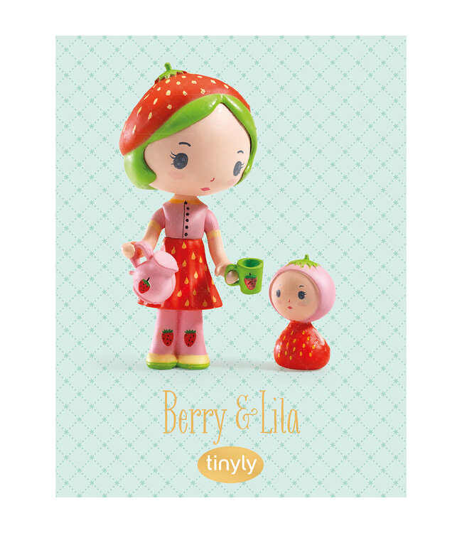 Djeco | Tinyly Toys | Beweegbare Personages | Berry & Lila | 7,5 cm | 4 - 9 jaar
