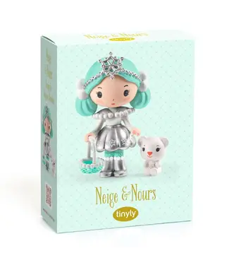 Djeco Djeco | Tinyly Toys | Beweegbare Personages | Neige & Nours | 7,5 cm | 4 - 9 jaar