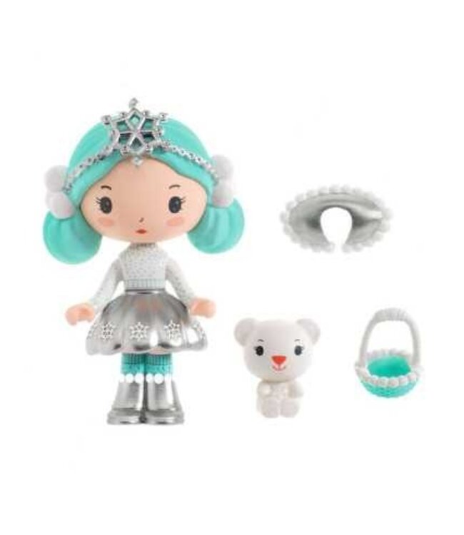 Djeco | Tinyly Toys | Beweegbare Personages | Neige & Nours | 7,5 cm | 4 - 9 jaar