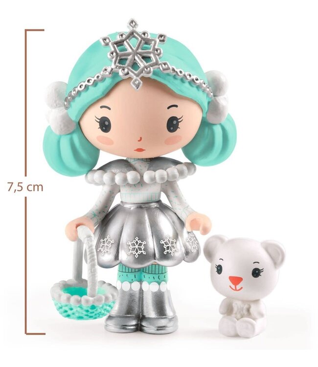 Djeco | Tinyly Toys | Beweegbare Personages | Neige & Nours | 7,5 cm | 4 - 9 jaar