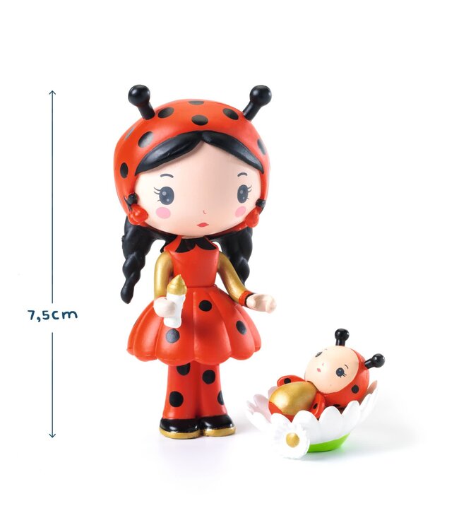 Djeco | Tinyly Toys | Beweegbare Personages | Coco & Minico | 7,5 cm | 4 - 9 jaar