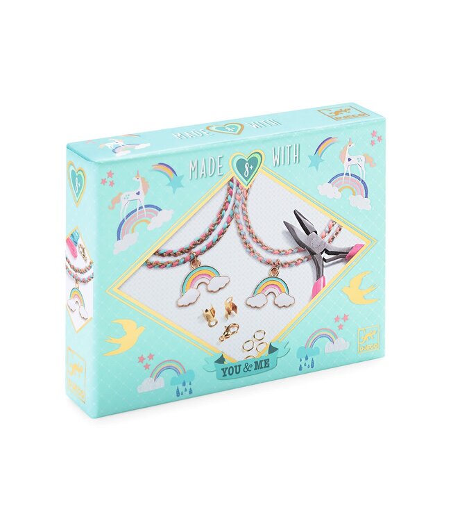 Djeco | Sieraden maken | Rainbow Kumihimo | 8+