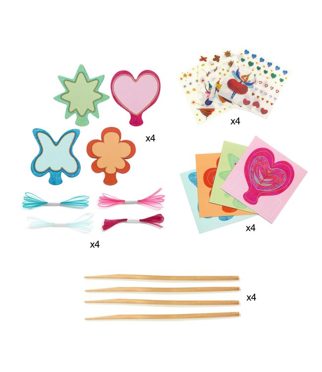 Djeco | Do it Yourself | Magic Wands | Little Fairies | 5+