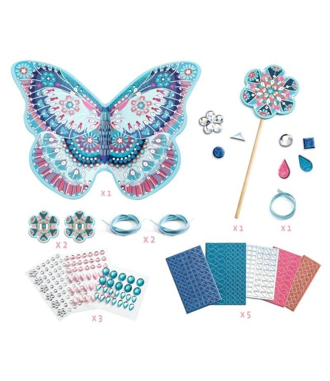 Djeco | Do it Yourself | Mosaics & Stickers | Like a fairy | 5+