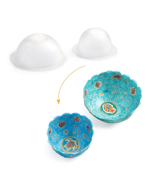 Djeco | Do it Yourself | Two Paper Bowls | in the Sea | 7+