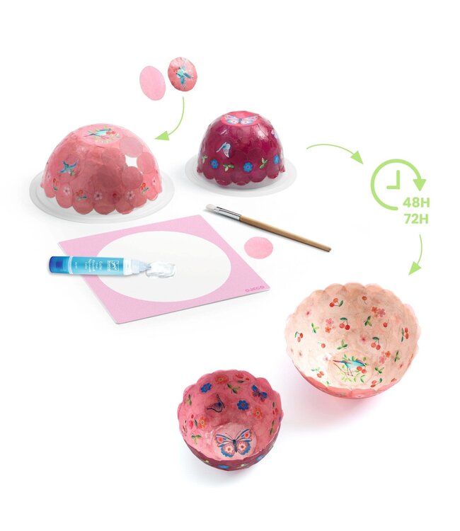 Djeco | Do it Yourself | 2 paper bowls to create | In the air | 7+