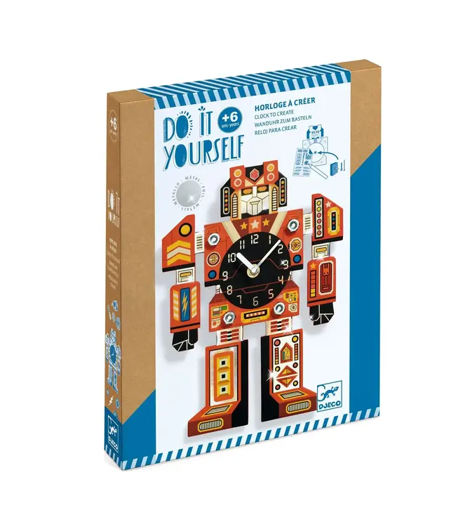 Djeco | Do it Yourself | Robotime | Klok | 7+