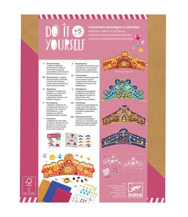 Djeco | Do it Yourself | Tiaras | Enchantresses | 5+