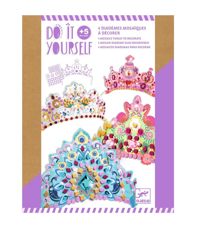 Djeco | Do it Yourself | Tiaras | Like A Princess | 5+
