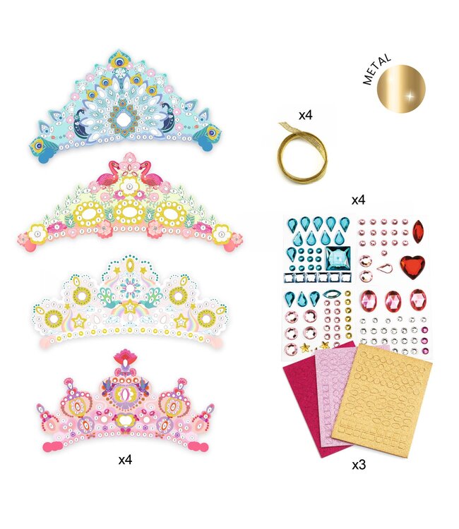 Djeco | Do it Yourself | Tiaras | Like A Princess | 5+