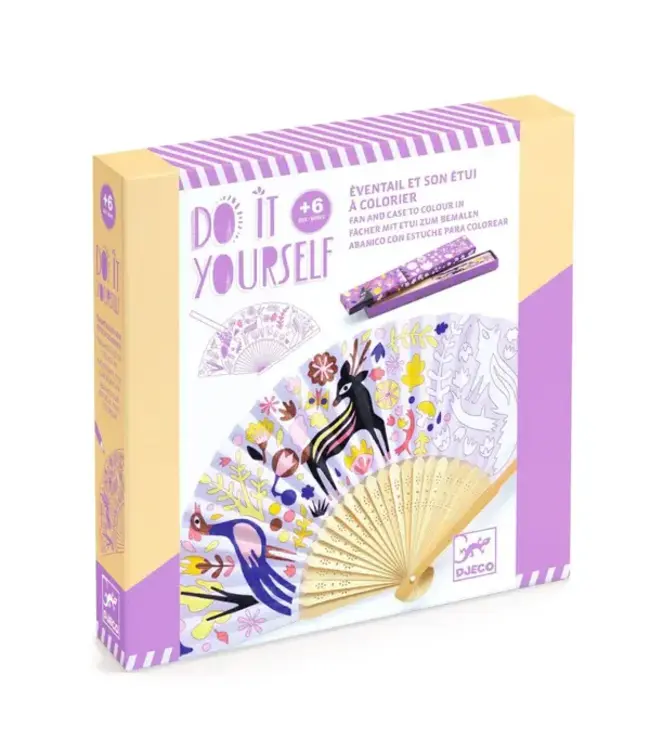 Djeco | Do it Yourself | Woodland Beauty | Fan to Color | 6+