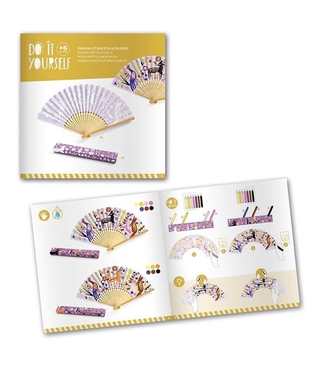 Djeco | Do it Yourself | Woodland Beauty | Fan to Color | 6+