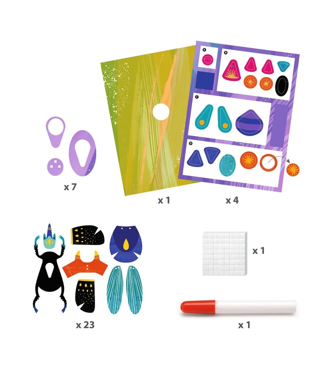 Djeco | 3D Pictures | Paper Bugs | 7 - 12 jaar