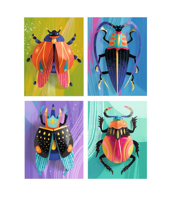 Djeco | 3D Pictures | Paper Bugs | 7 - 12 jaar
