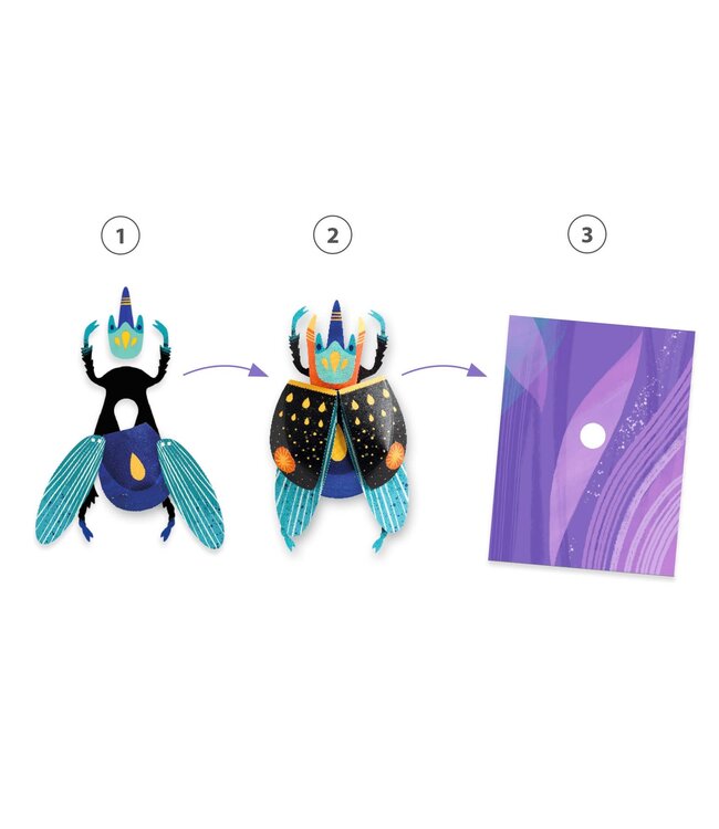 Djeco | 3D Pictures | Paper Bugs | 7 - 12 jaar