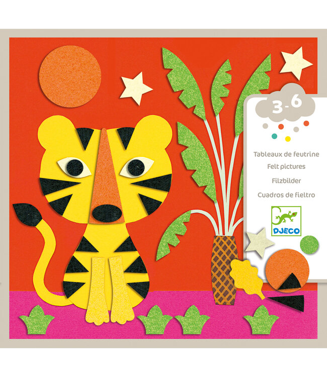 Djeco | Felt Pictures | Sweet Nature | 3 - 6 jaar
