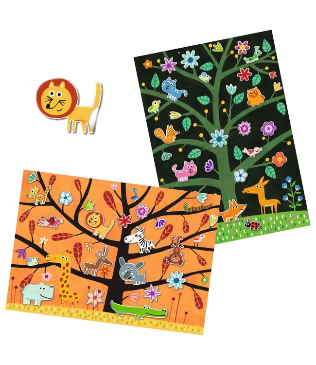 Djeco | Thick and Removable Stickers | Tikkertje! | +18 maanden