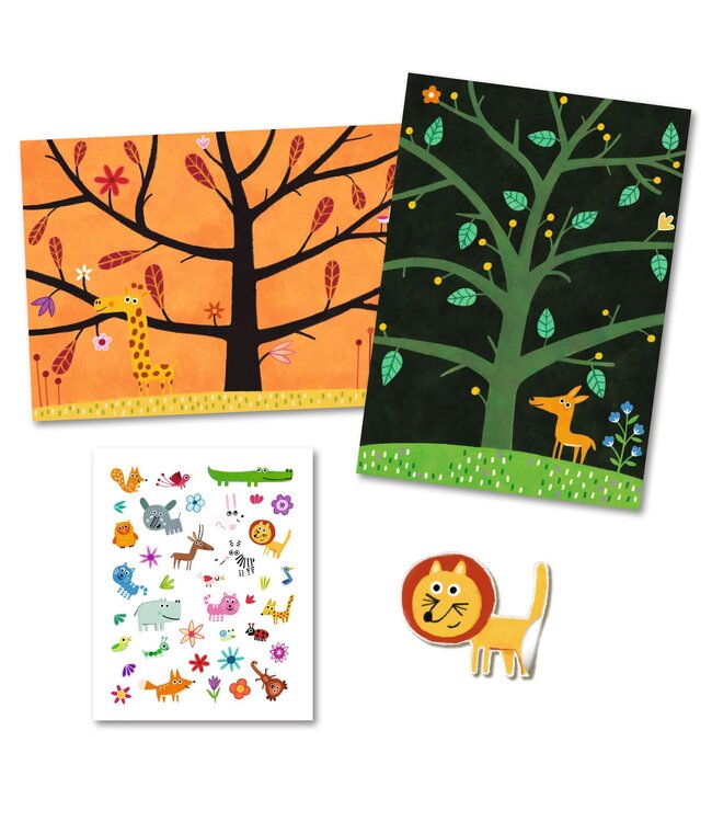 Djeco | Thick and Removable Stickers | Tikkertje! | +18 maanden