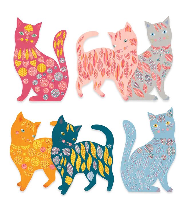 Djeco | Create with Paper | Elodie's Cute Cats | 3-6 jaar