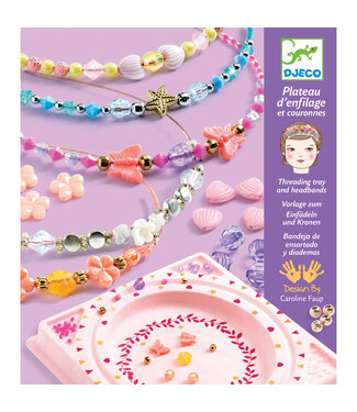 Djeco Djeco | Headbands and Threading Tray | 8 - 14 jaar