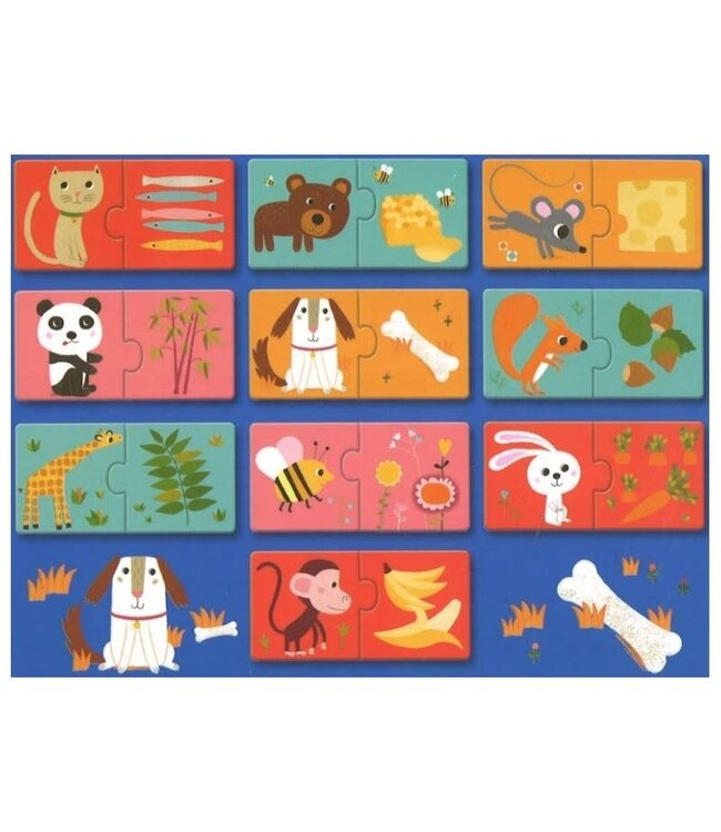 Djeco | Puzzel Duo | Aan Tafel!  | 24 delig | 2+