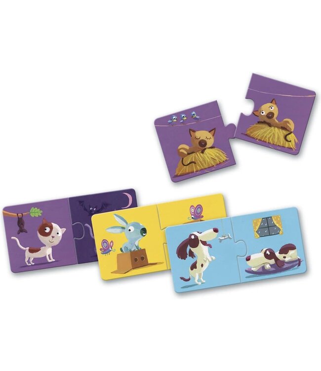 Djeco | Puzzel Duo | Tegenstellingen | 24 delig | 2+