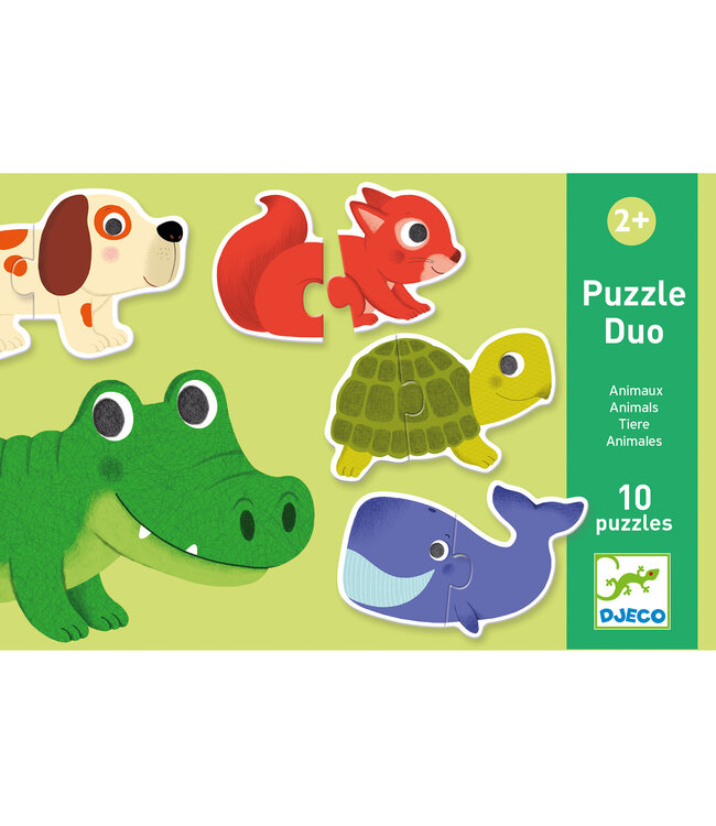 Djeco | Puzzel Duo | Dieren | 20 delig | 2+