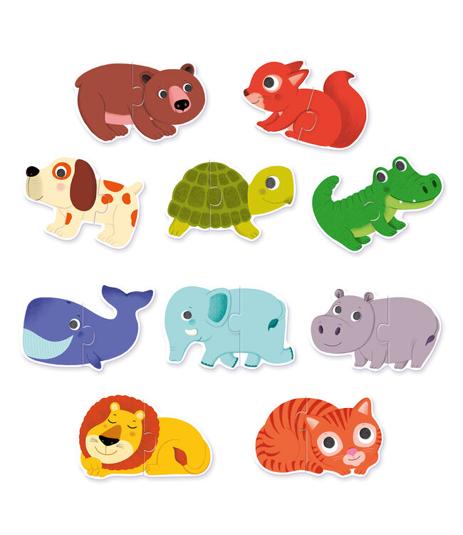 Djeco | Puzzel Duo | Dieren | 20 delig | 2+