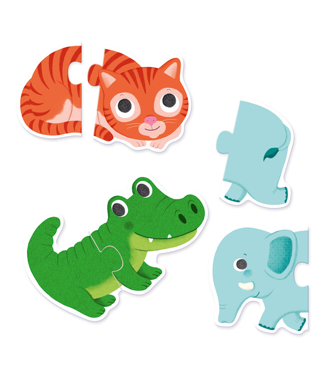 Djeco | Puzzel Duo | Dieren | 20 delig | 2+