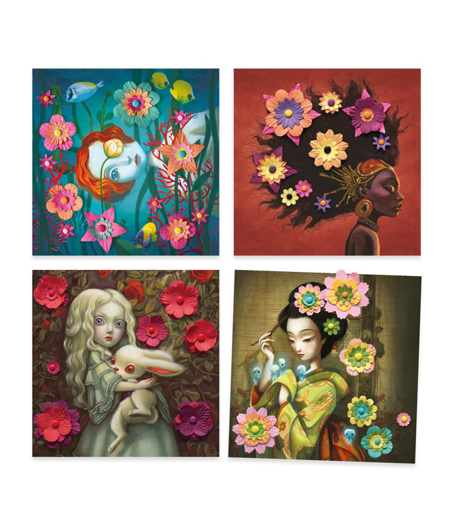 Djeco | 3D Pictures | Rock’n Roses | 6 - 10 jaar