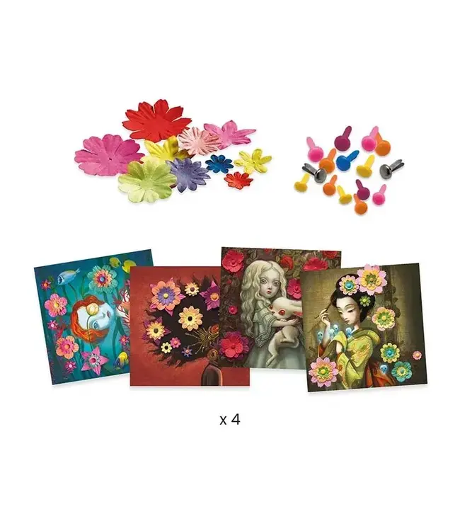 Djeco | 3D Pictures | Rock’n Roses | 6 - 10 jaar