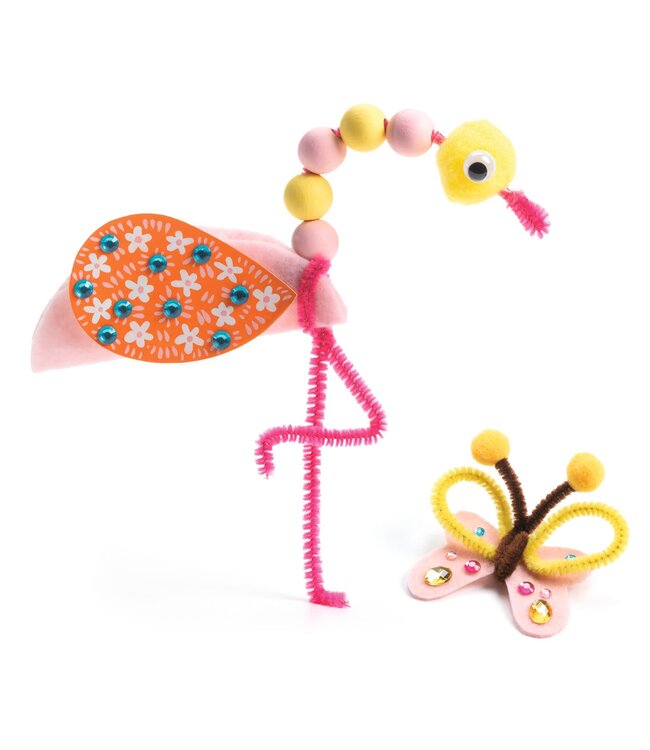 Djeco | Creativity Kit | Threading | Wild Animals | 3-6 jaar