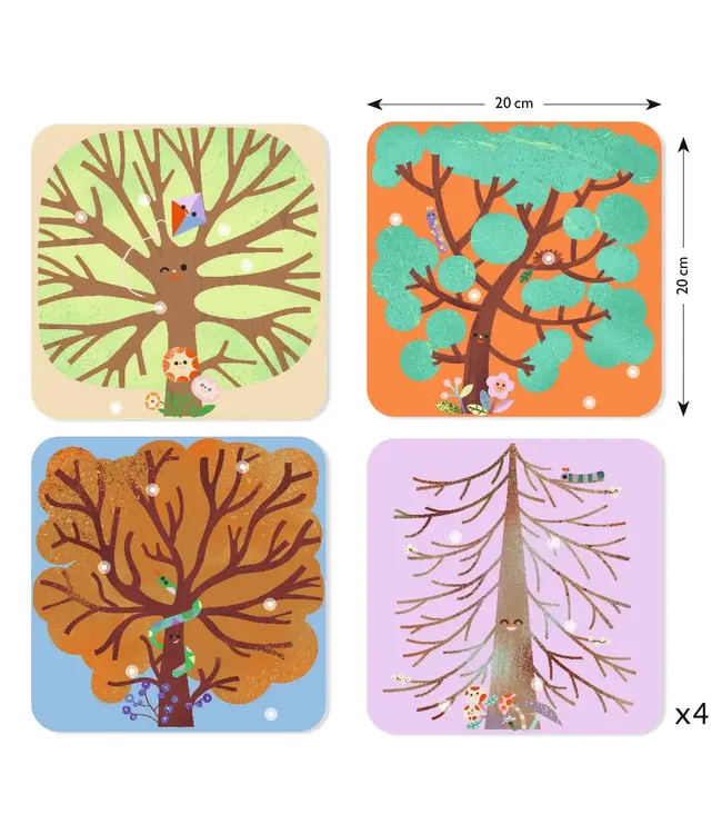 Djeco | Creatief met Vilt | de Seizoenen | 3 - 6 jaar