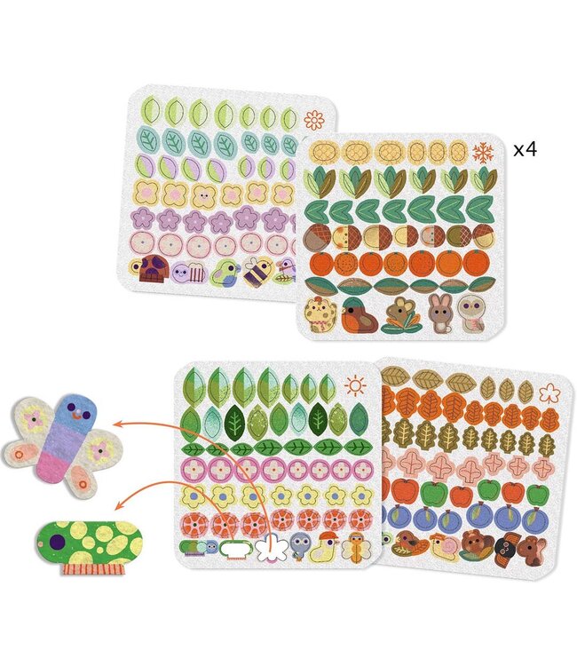 Djeco | Creatief met Vilt | de Seizoenen | 3 - 6 jaar