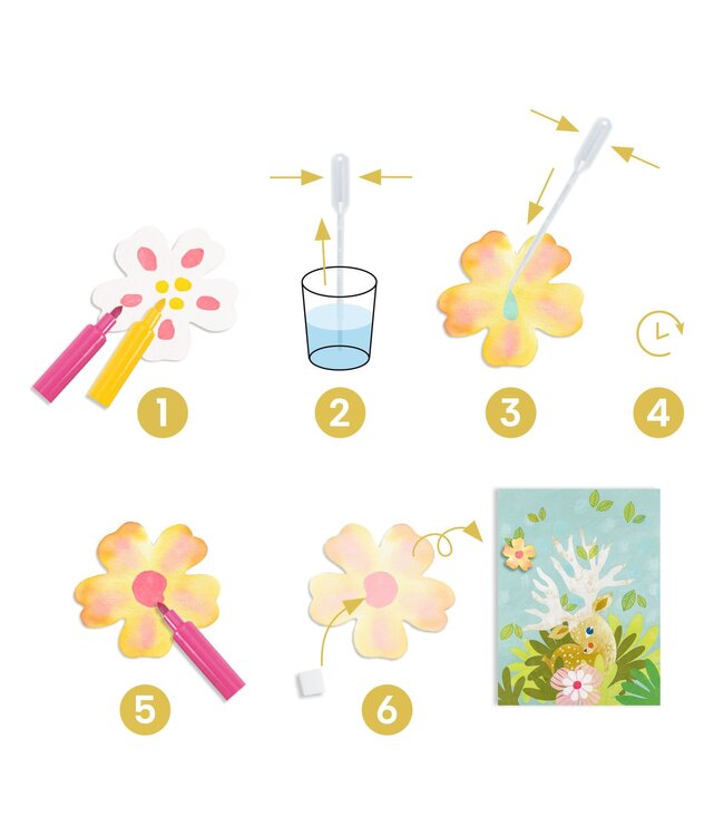 Djeco | Creatief met Papier | Vloeipapier | 3 - 6 jaar