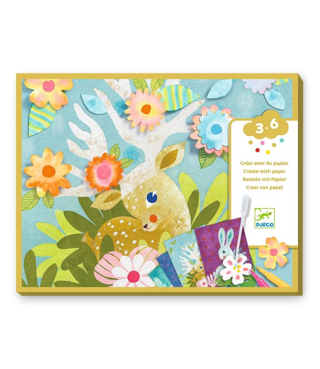 Djeco | Creatief met Papier | Vloeipapier | 3 - 6 jaar