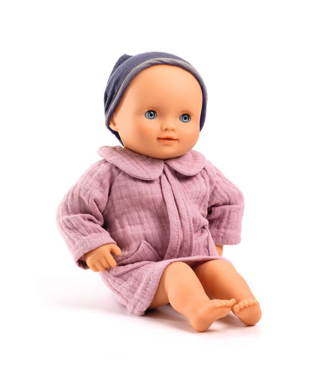 Djeco | Pomea Poppen Collectie | Baby Dalhia Purple | 32 cm |+18 mnd