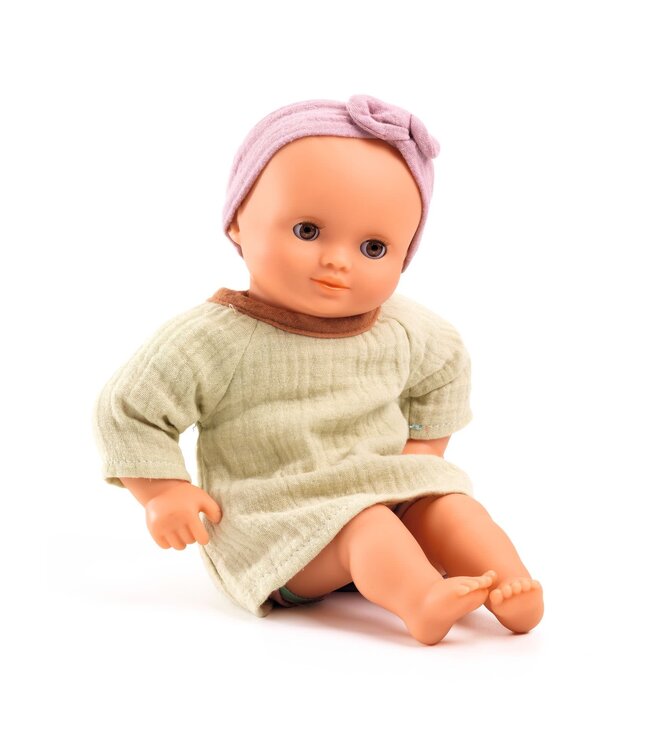 Djeco | Pomea Poppen Collectie | Baby Pistache | 32 cm |+18 mnd
