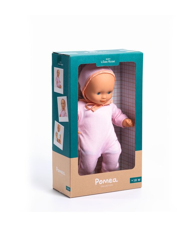 Djeco | Pomea Poppen Collectie | Baby Lilas Rose | +18 mnd