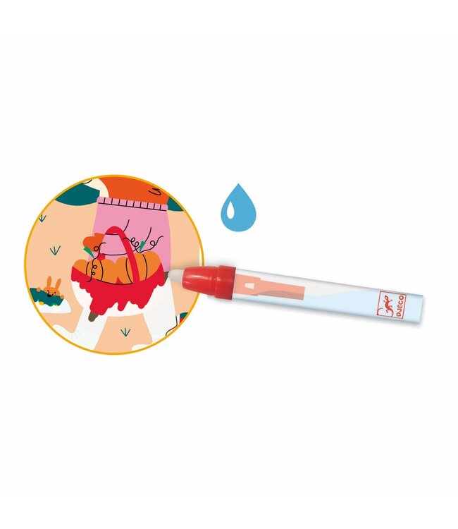 Djeco | Kleuren met Water | 4 Seizoenen | + 18 maanden