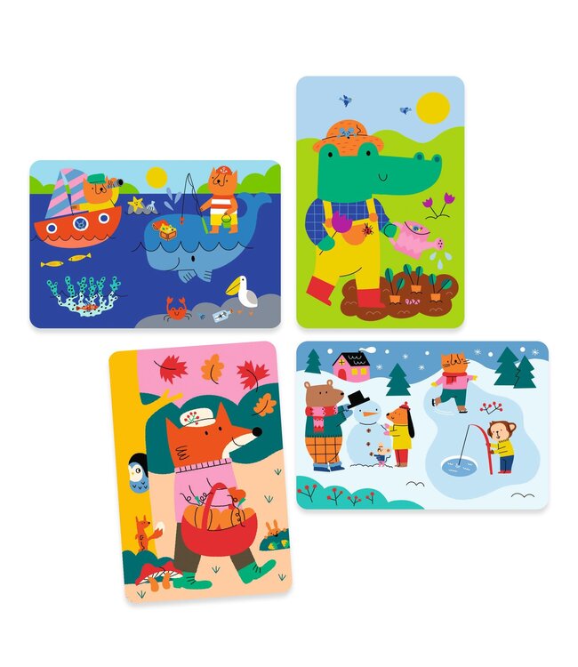 Djeco | Kleuren met Water | 4 Seizoenen | + 18 maanden