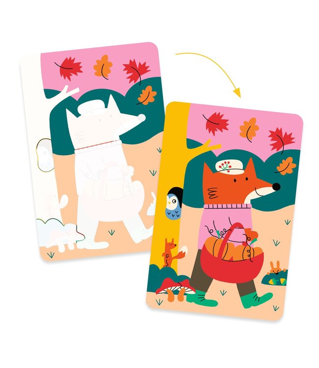 Djeco | Kleuren met Water | 4 Seizoenen | + 18 maanden