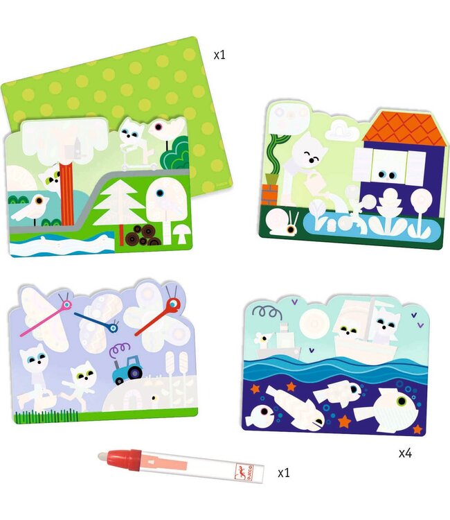 Djeco | Kleuren met Water | in de Tuin | +18 mnd