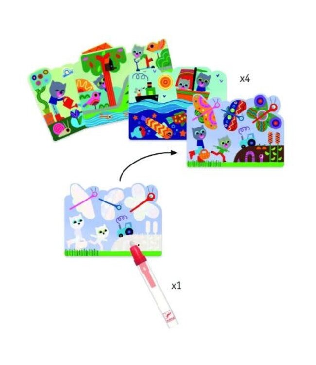 Djeco | Kleuren met Water | in de Tuin | +18 mnd