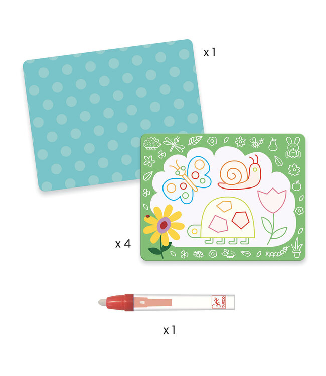 Djeco | Kleuren met Water | Magische Doodle | +18 mnd