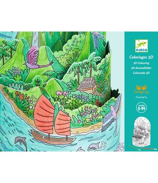 Djeco Djeco | 3D Colouring | On top… of my Island | 8+