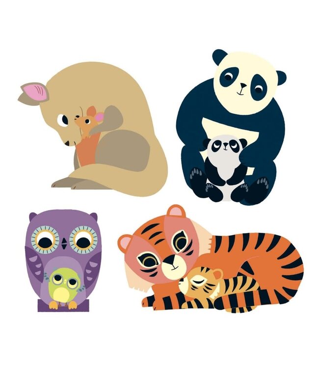 Djeco | Grote Stickers voor Kleintjes | +18 mnd