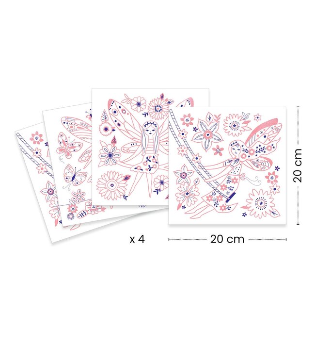 Djeco | Shiny Colouring | Little Wings | 5-8 jaar
